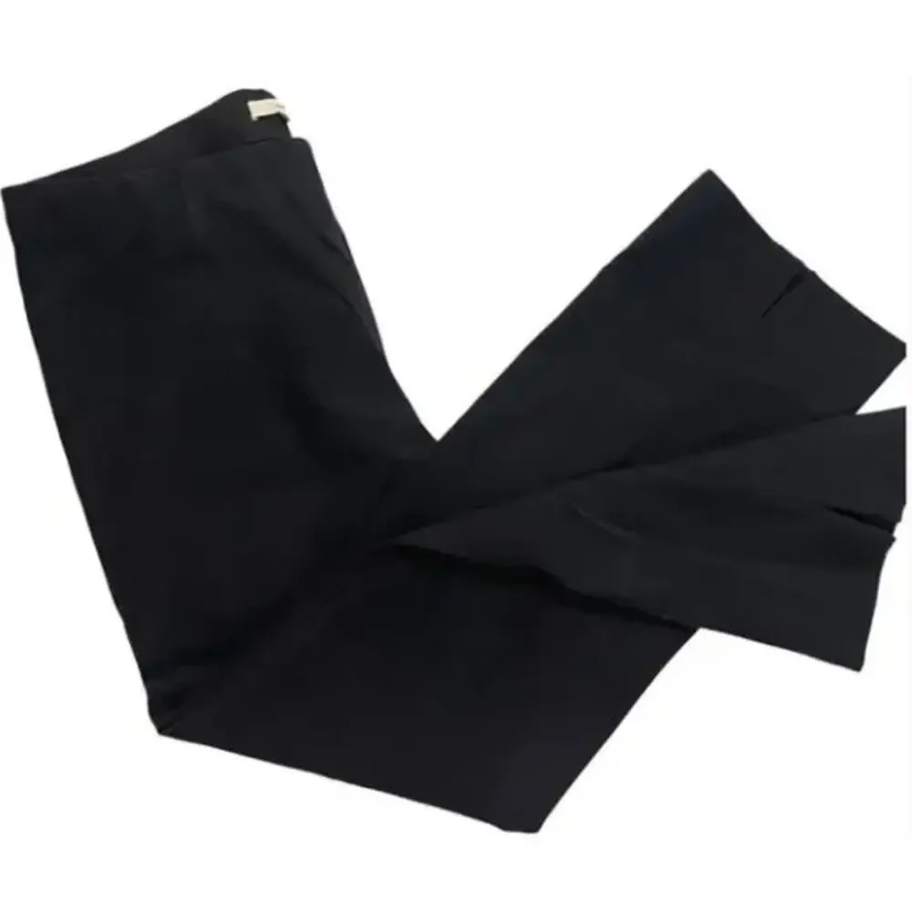 ✨ 2-PC BUNDLE VINCE Side Zip High Rise Pants XL Black & Navy Luxe EUC 🩶 - Picture 4 of 10